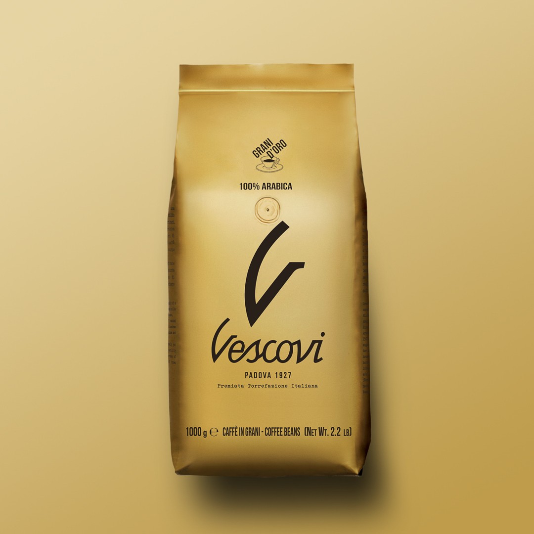 VESCOVI Кафе Grani D’Oro 100% Arabica 1000 гр зрно