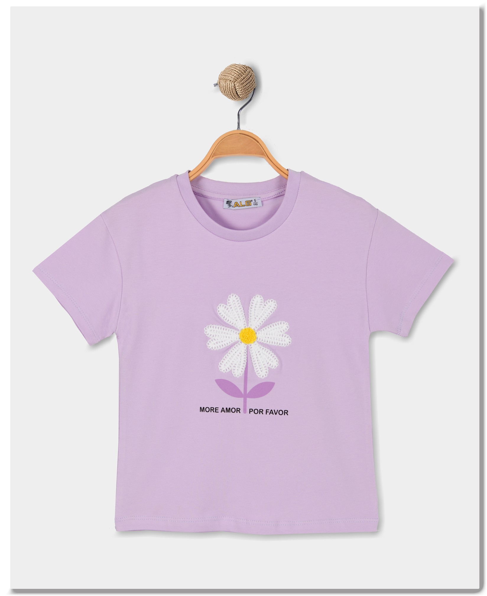 ALG Детска женска маица, виолетова