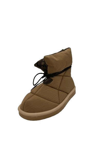 Чизми капучино ниски шушкавец со врвка