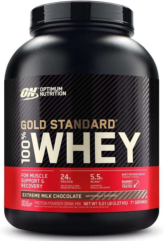 OPTIMUM NUTRITION WHEY Протеин, EXTREME Млечно чоколадо, 2.27кг.