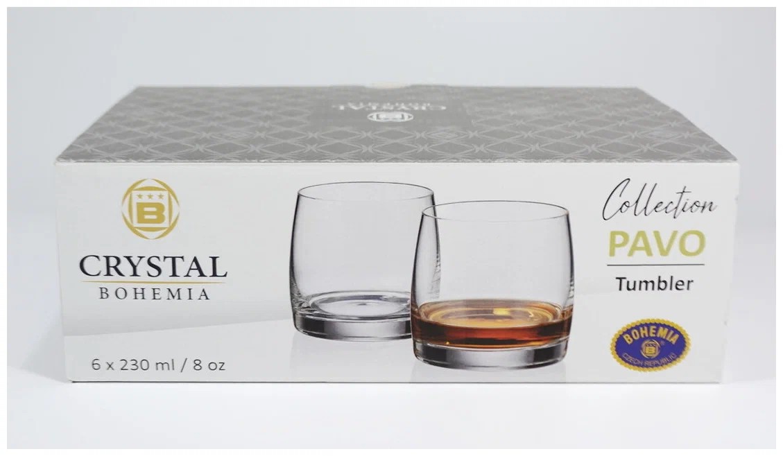 MOSS Чаша тумблер паво 230мл. bohemia ЦЛТ-25015-230