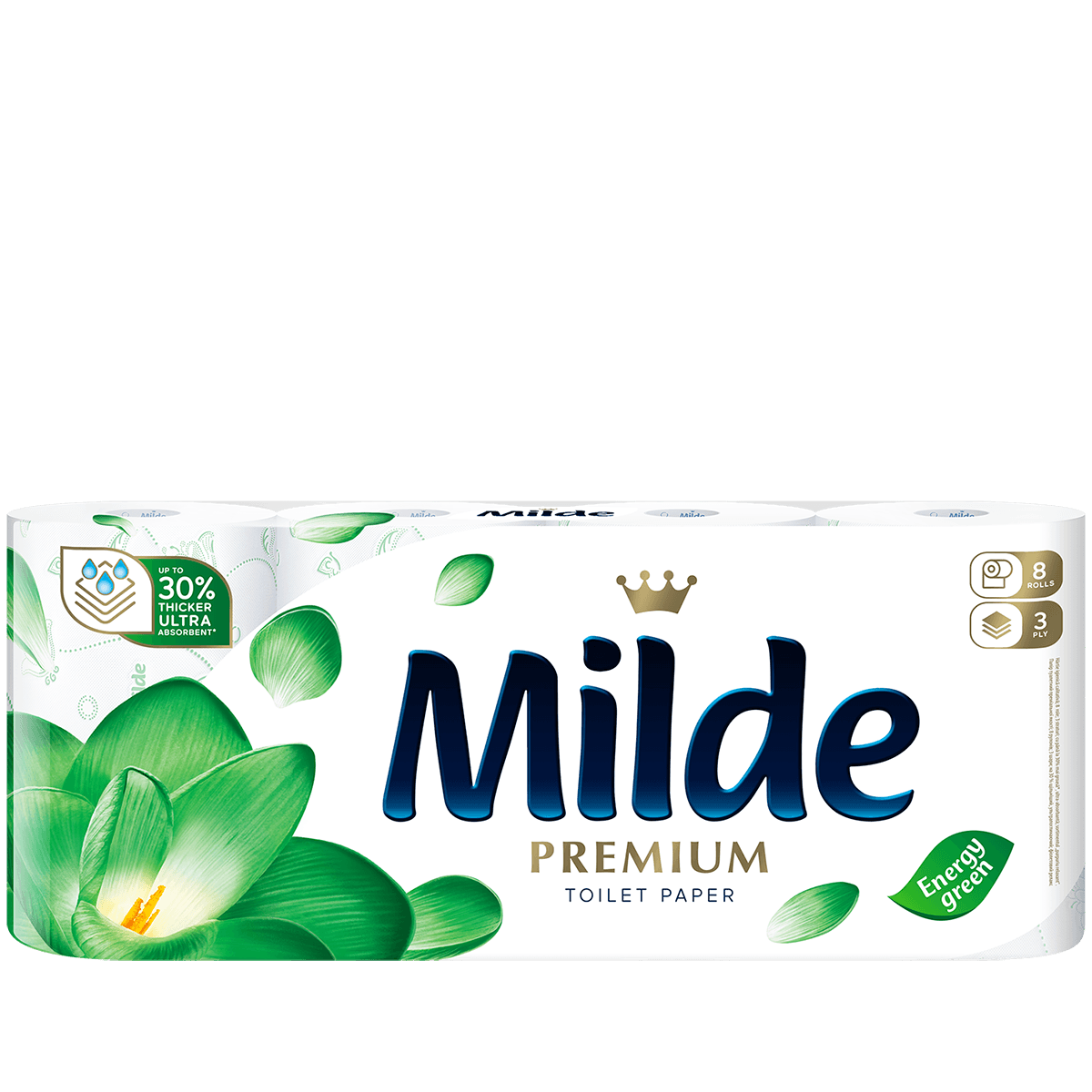 MILDE Тоалетна Хартија Energy Green  8/1