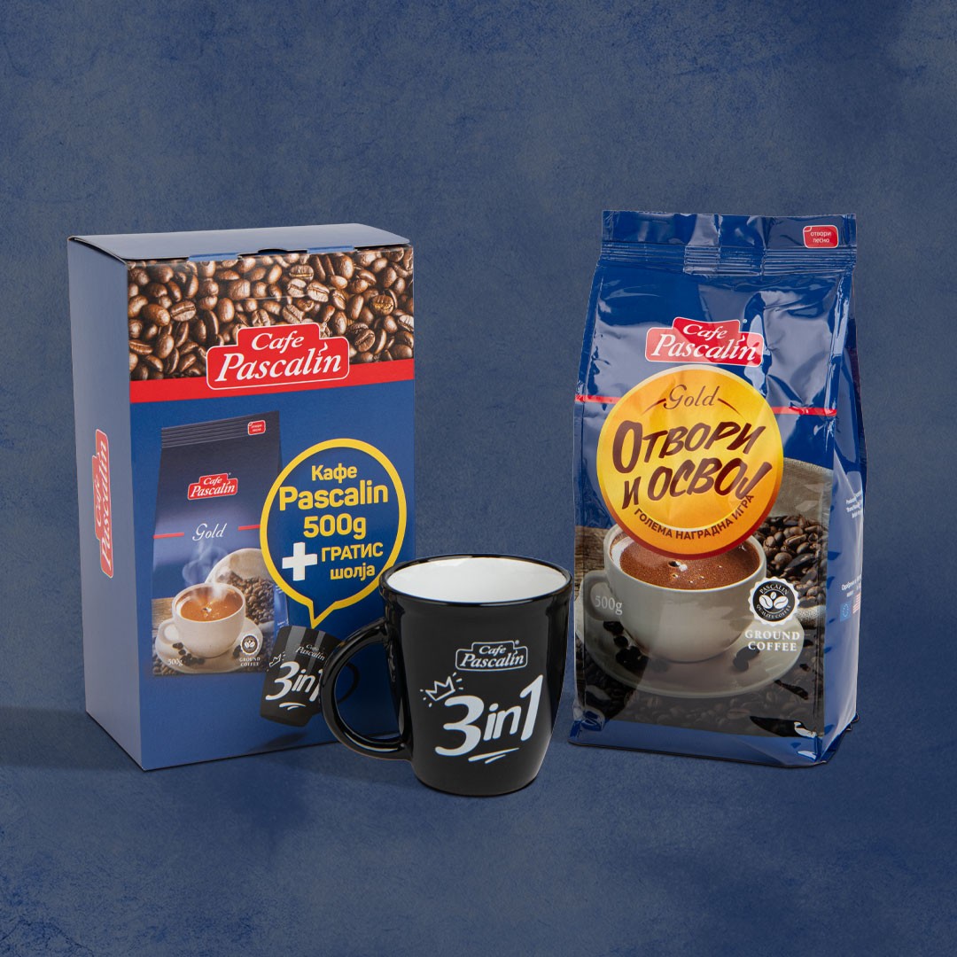 PASCALIN Турско Кафе 500gr + гратис чаша