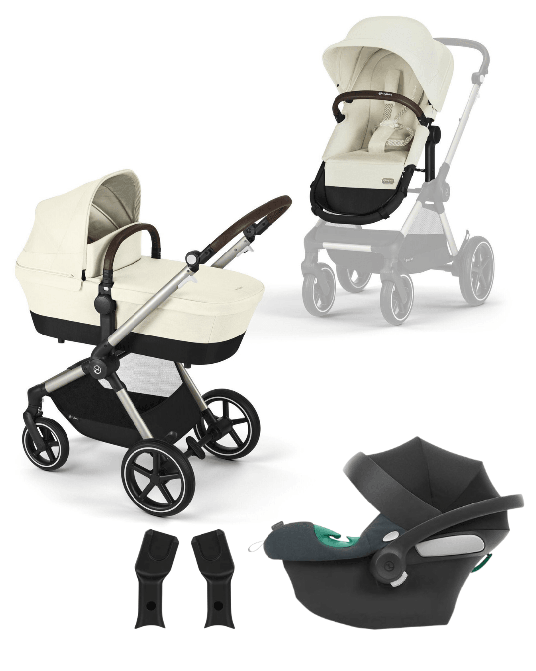 CYBEX  Детска количка Eos Lux 3 во 1 - крем
