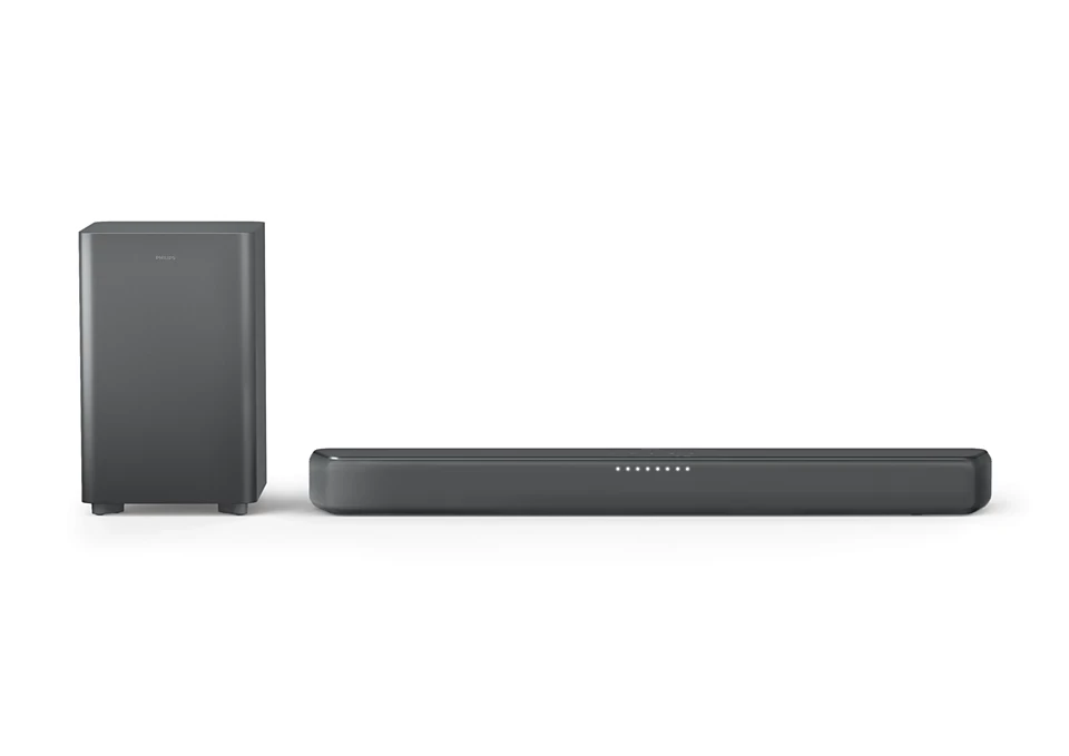 Philips Soundbar TAB5309/10 240W со Безжичен Сабвуфер и Dolby Digital Plus