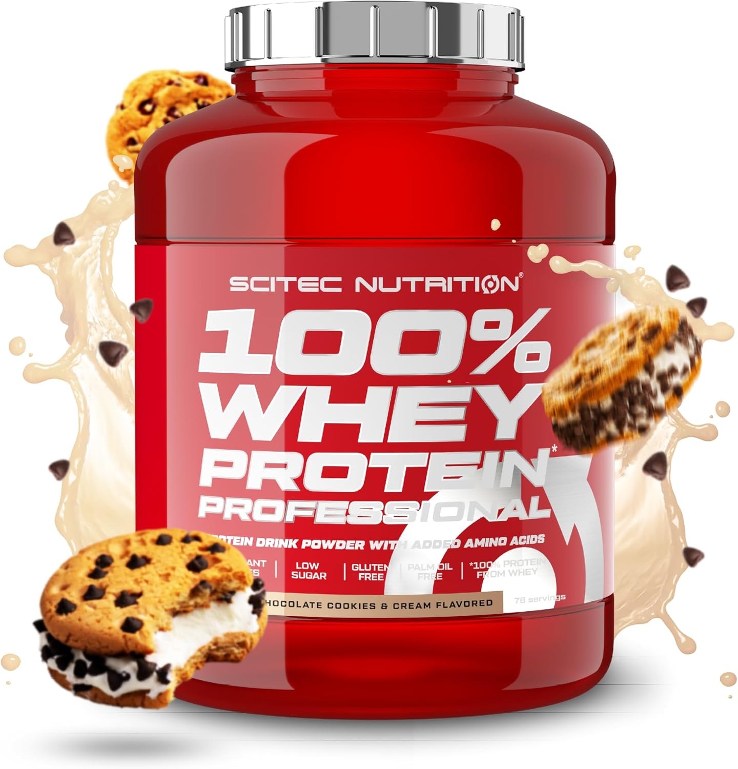 SCITEC NUTRITION 100% Whey Протеин Professional Chocolate Cookies & Cream 2350g