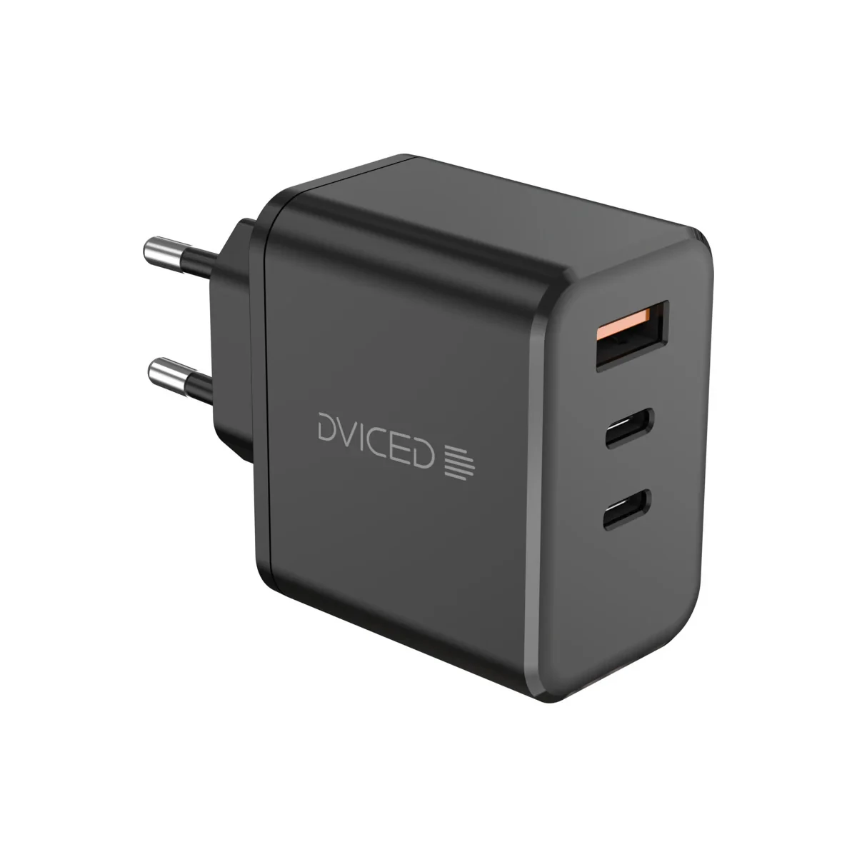 Dviced Полнач 140W GaN 2 USB-C, USB-A EU -Црн