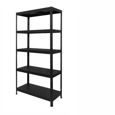 MAX Метален рафт 1180 DRUMY ЦРНА 1800X900X400 5X130КГ МЕТАЛ/МЕТАЛ