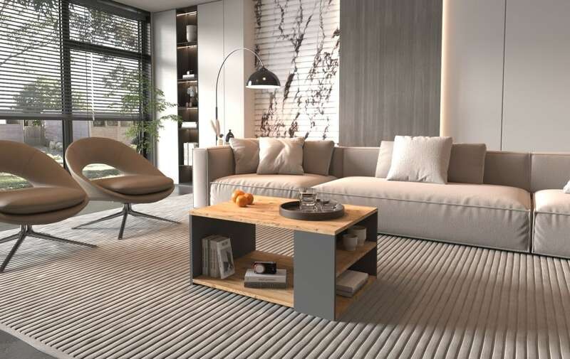 Sitonia Клуб/Кафе масичка FIORA - 90 × 50 × 45 см