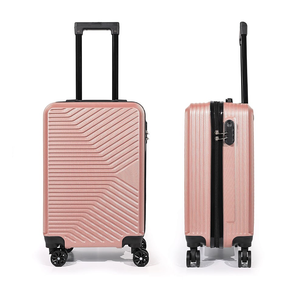 Tripmates Куфер ABS 55×36×23 cm - 360° тркала, розева боја