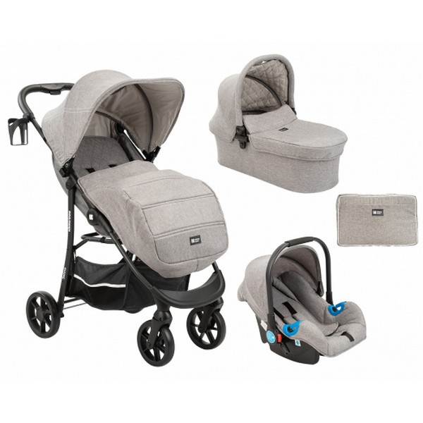 KIKKA BOO Количка Selina Светло сива 3 во 1 2023