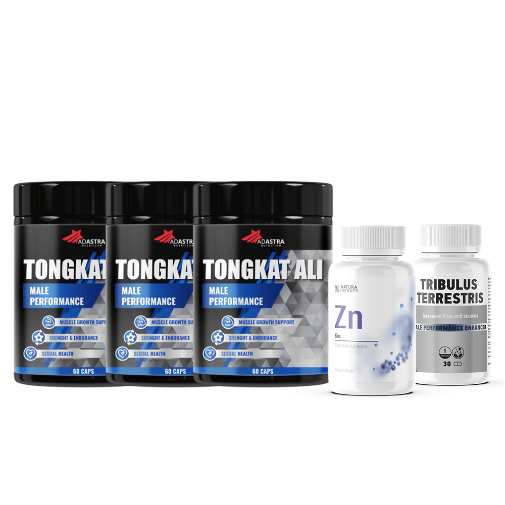 ADASTRA СЕТ тестостерон 3/1 + подарок цинк30/1 + трибулис30/1