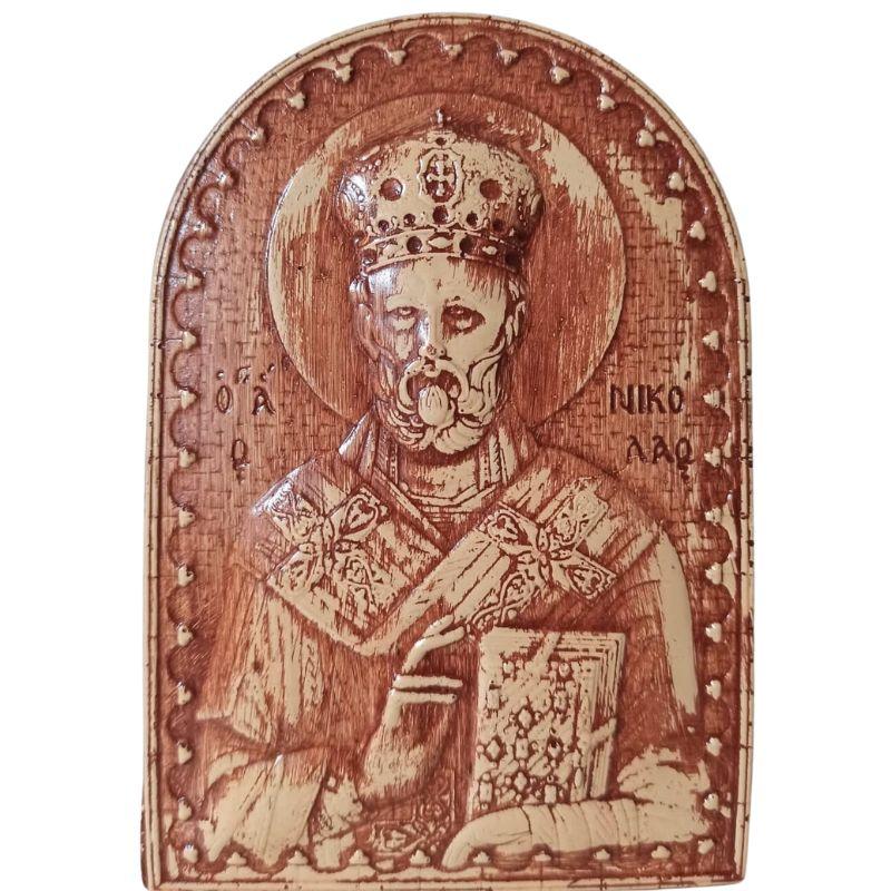 Икона Св. Никола, овал