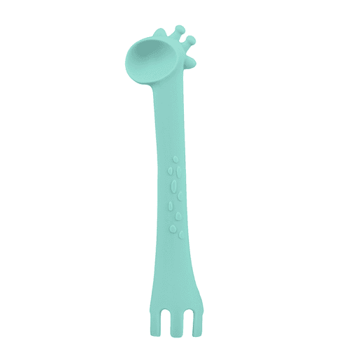 Slike KIKKA BOO Лажичка силиконска жирафа минт
