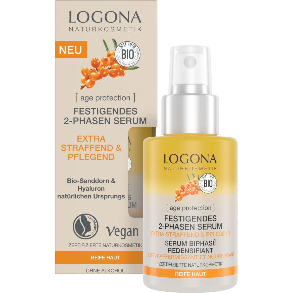 LOGONA Age protection 2-фазен серум за зацврсување на кожата