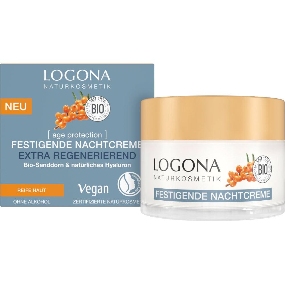 LOGONA Age protection ноќна крема за екстра регенерација на кожата