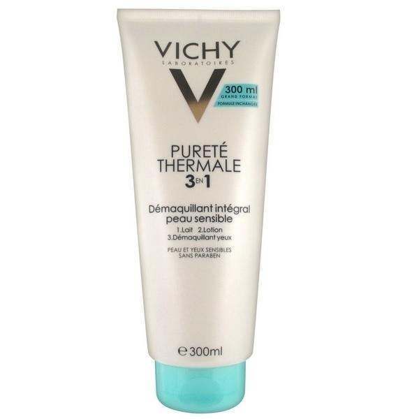 VICHY Pureté thermale 3 во 1: интегрално средство за отстранување шминка 200 ml