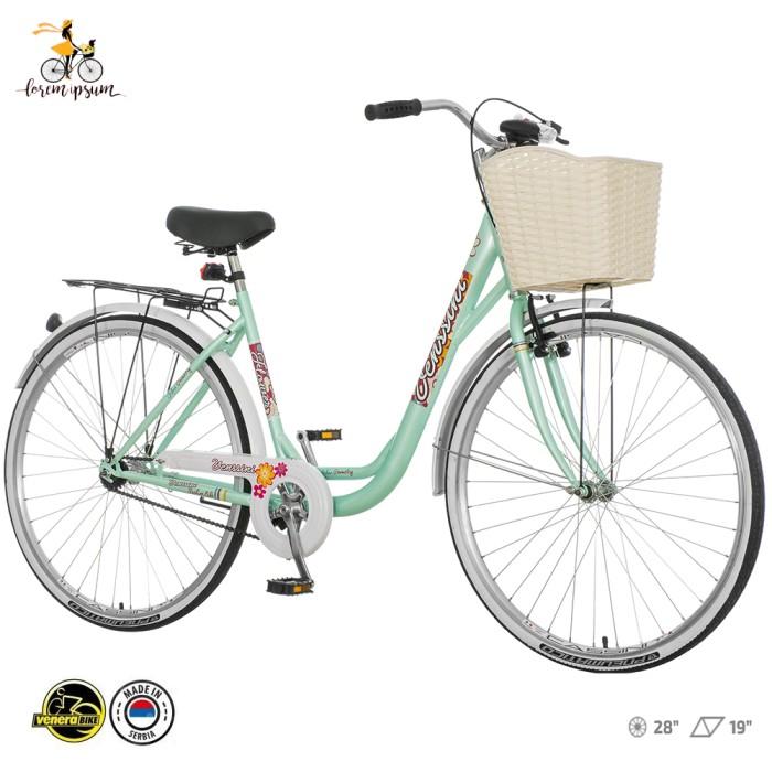 VENSSINI Велосипед diamante 28.3/8''/19'' Lady пастелна зелена