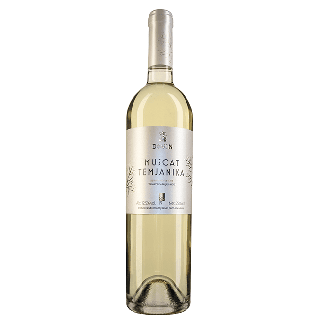 BOVIN Бело вино Muscat Temjanika