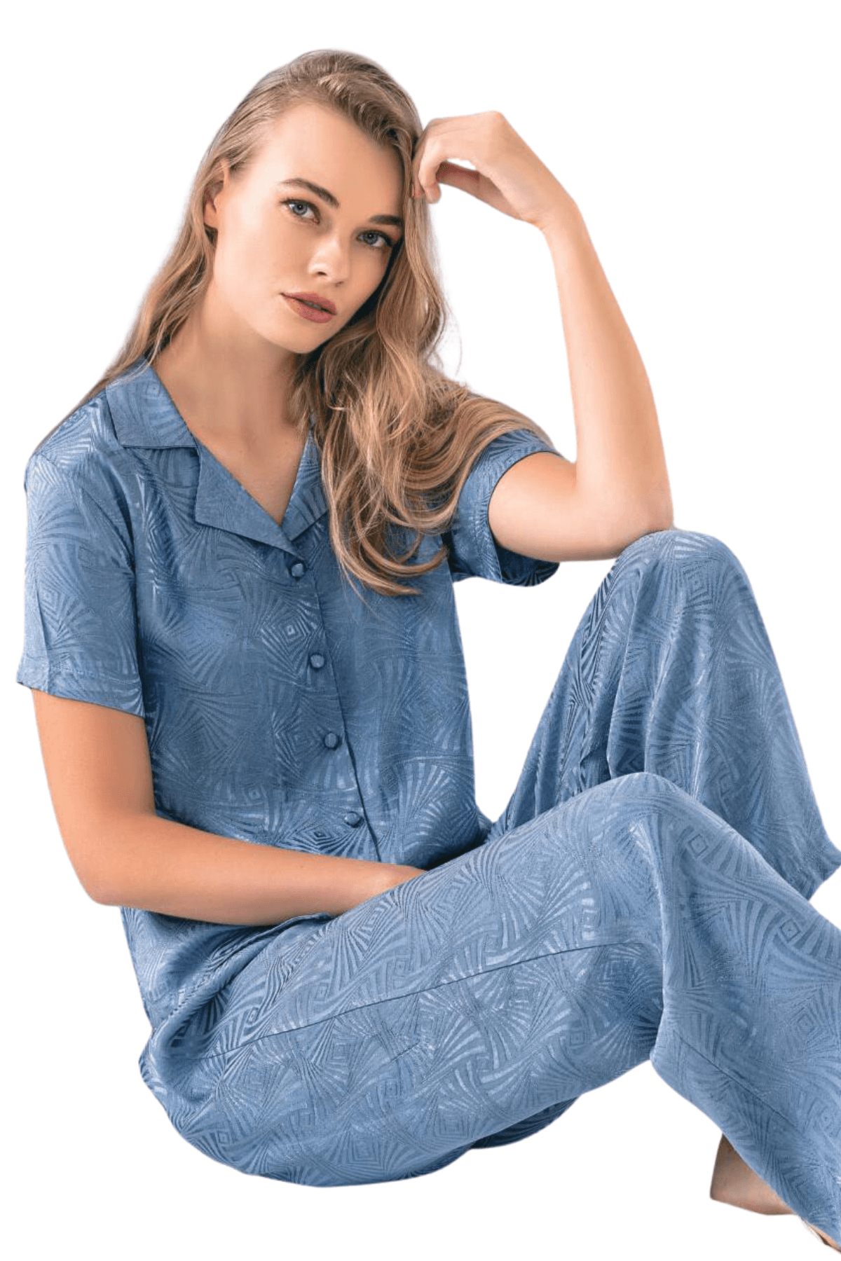 FLZ Женски пижами 8836 сини