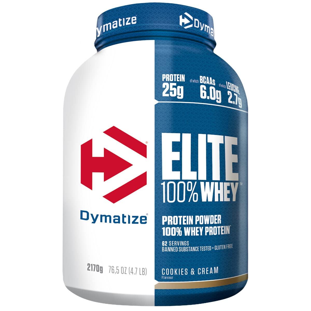 DYMATIZE Протеин Dymatize elite 100% whey protein 2.1Kg - cookies