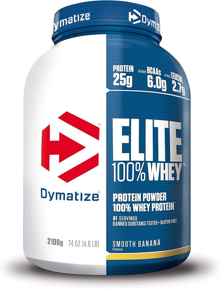 DYMATIZE Протеин Dymatize elite 100% whey protein 2.1Kg - smooth banana