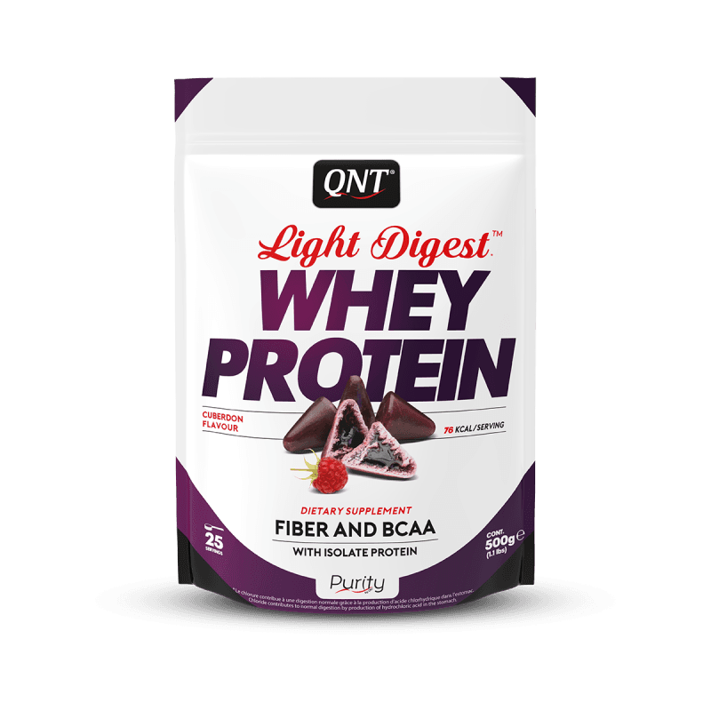 QNT Протеин Light digest Whey protein 500g+500g = 1+1 CUBERDON