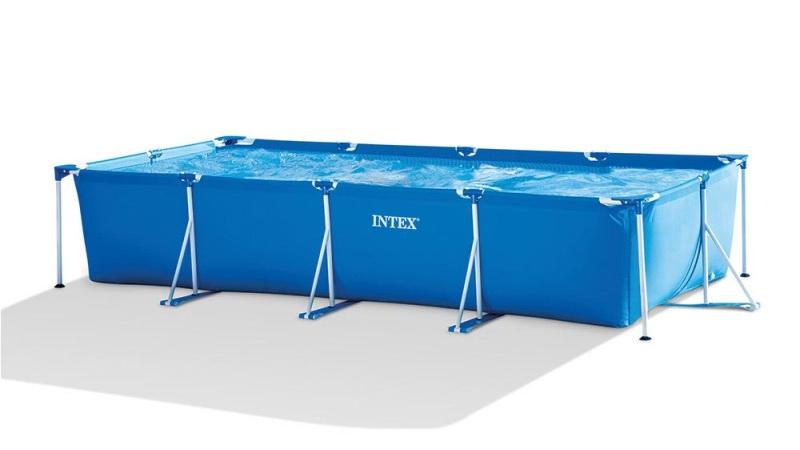 Intex 28274NP Рамка за базен над земја Базен правоаголен 7100 L Сина