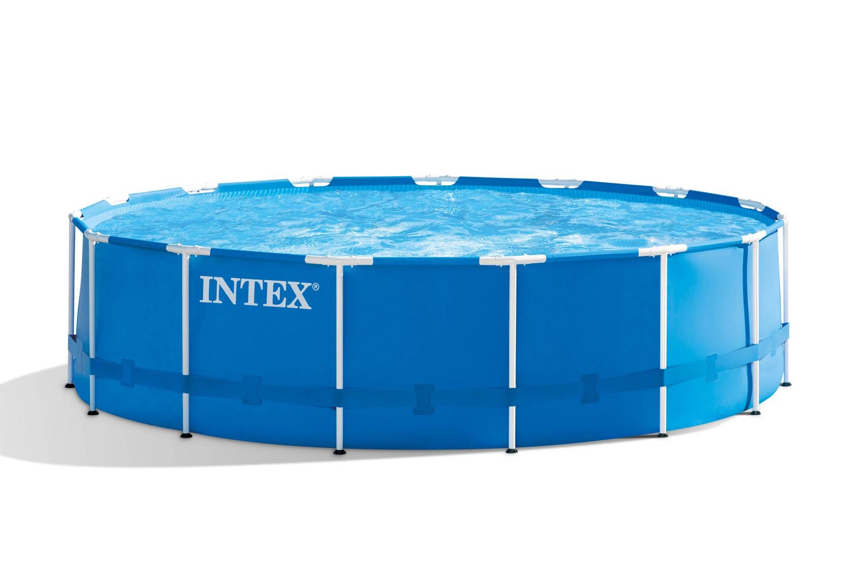 INTEX Базен со метална рамка 3,66 x 0,76