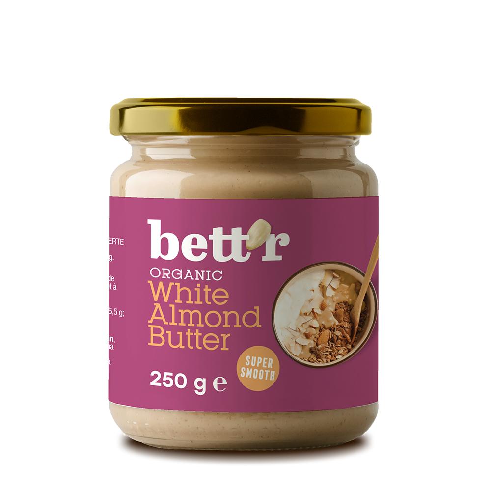 BETTR Органски путер од бели бадеми - 250 гр.
