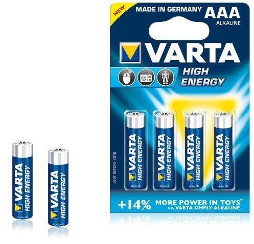 Slike VARTA Батерија хај енерџи лр03 ааа 1,5в 1/4 ер