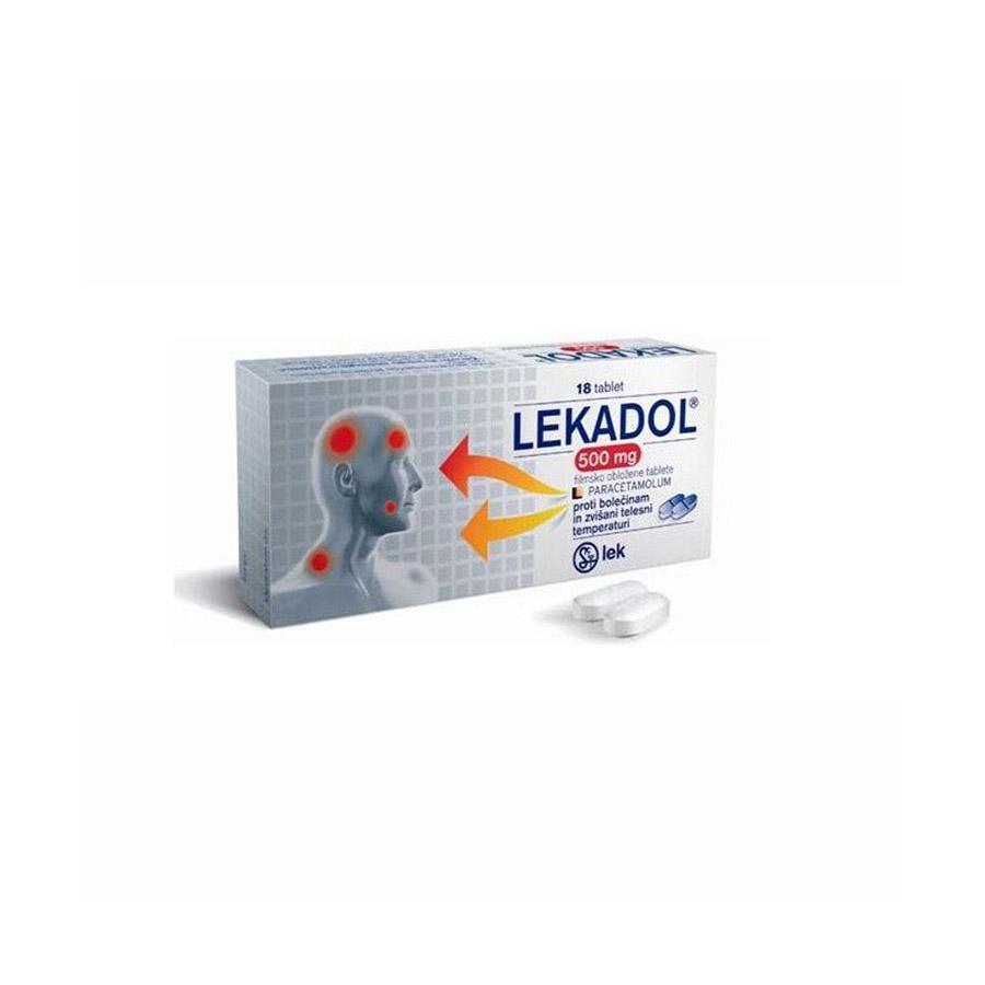 SANDOZ Лекадол филм-обложени таблети 18 x 500 mg
