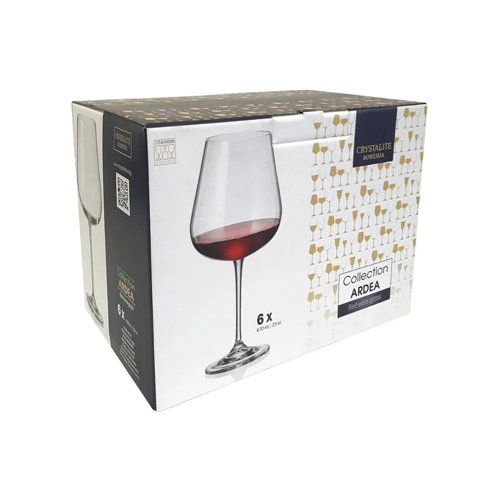 Slike Бохемиа Сет Чаши Ардеа 670 мл за црвено вино 6/1 CB0012