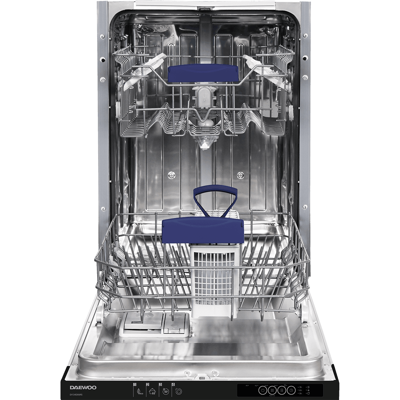 DAEWOO Машина за садови вградена DI134SX6RS, 45cm, 10 комплета, 4 програми, 2 te