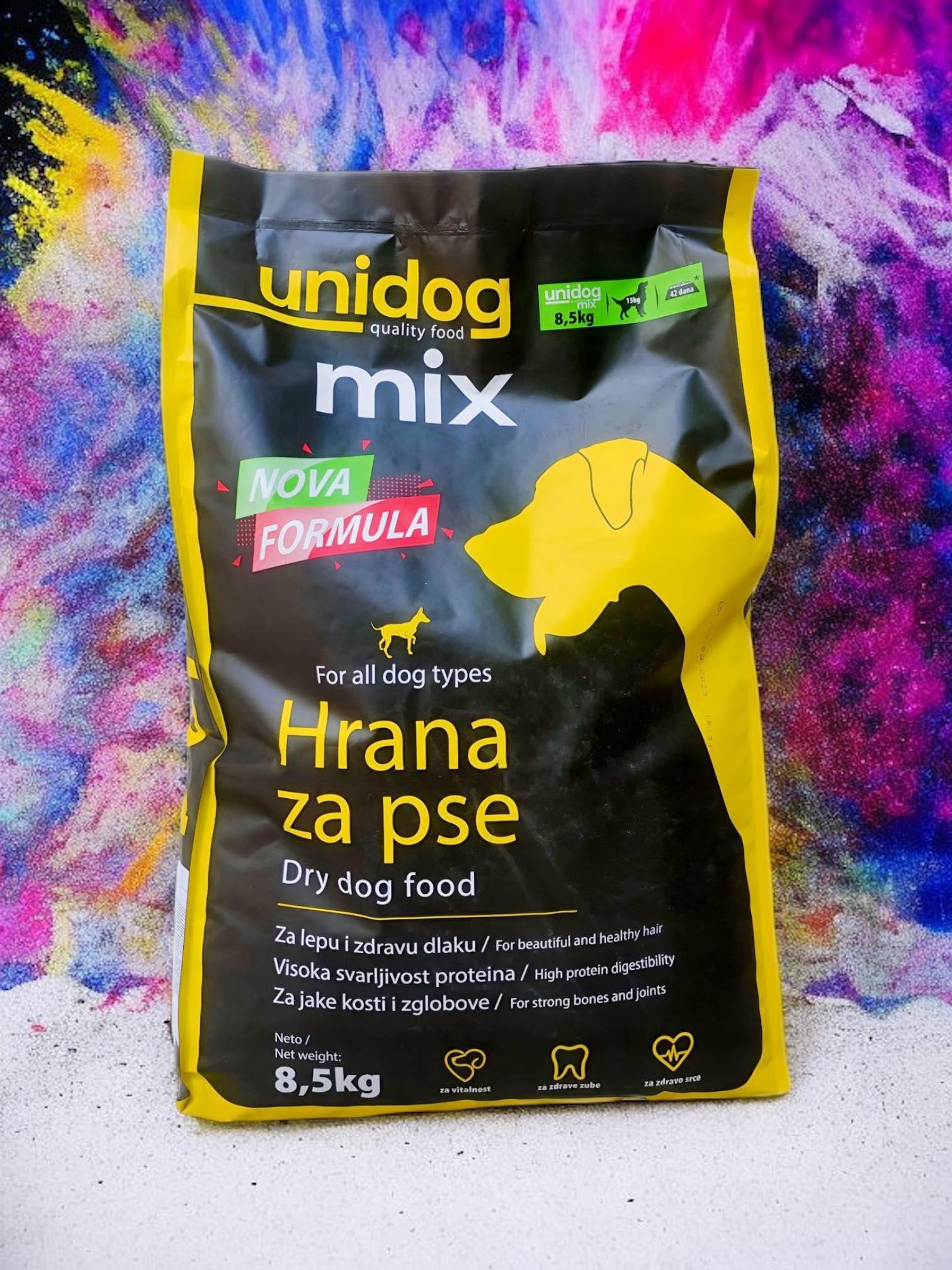 FRENDY Храна за возрасни кучиња од сите раси Uni dog mix 8.5kg