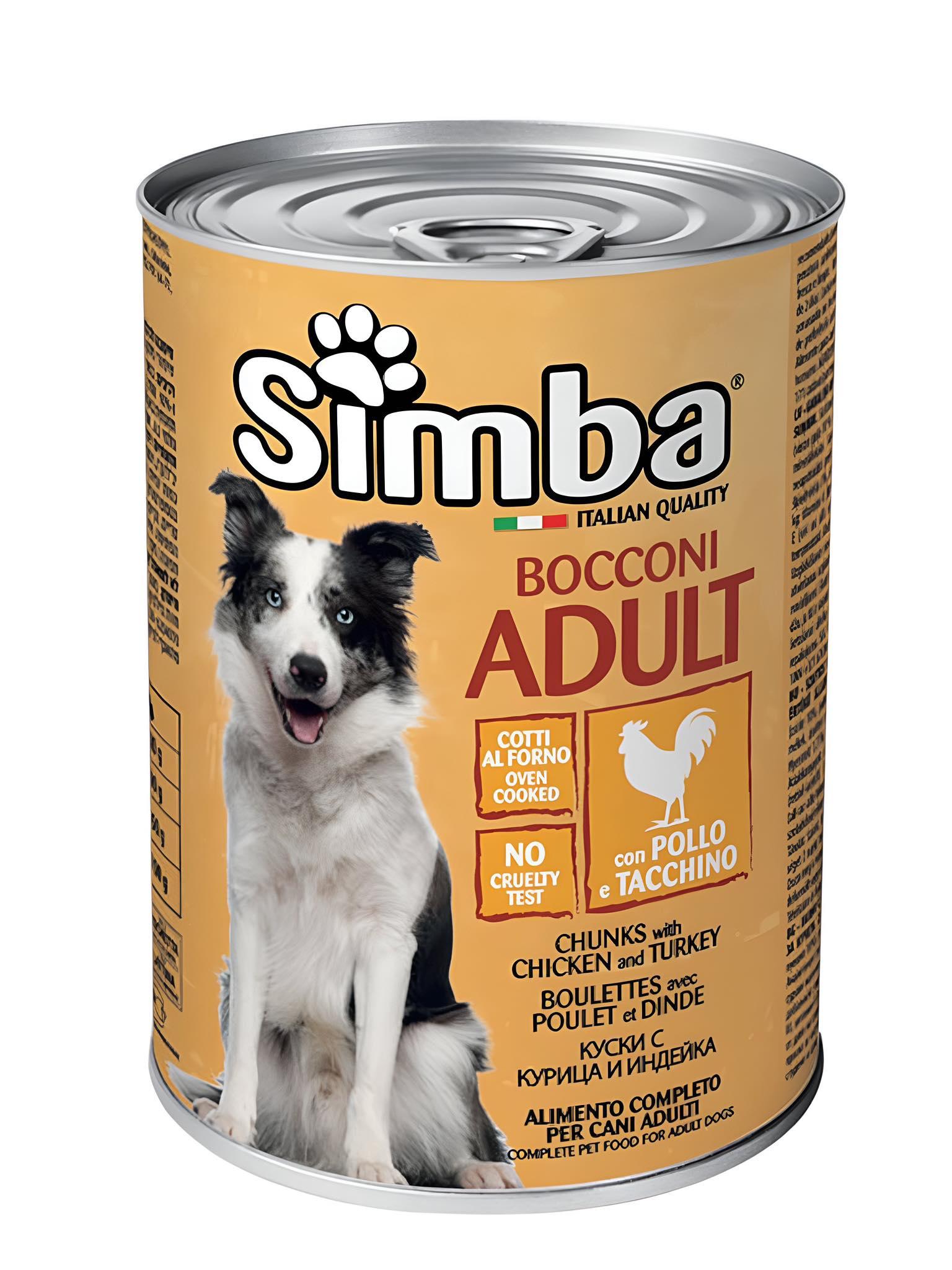 SIMBA Пилешка влажна храна за кучиња 1230g