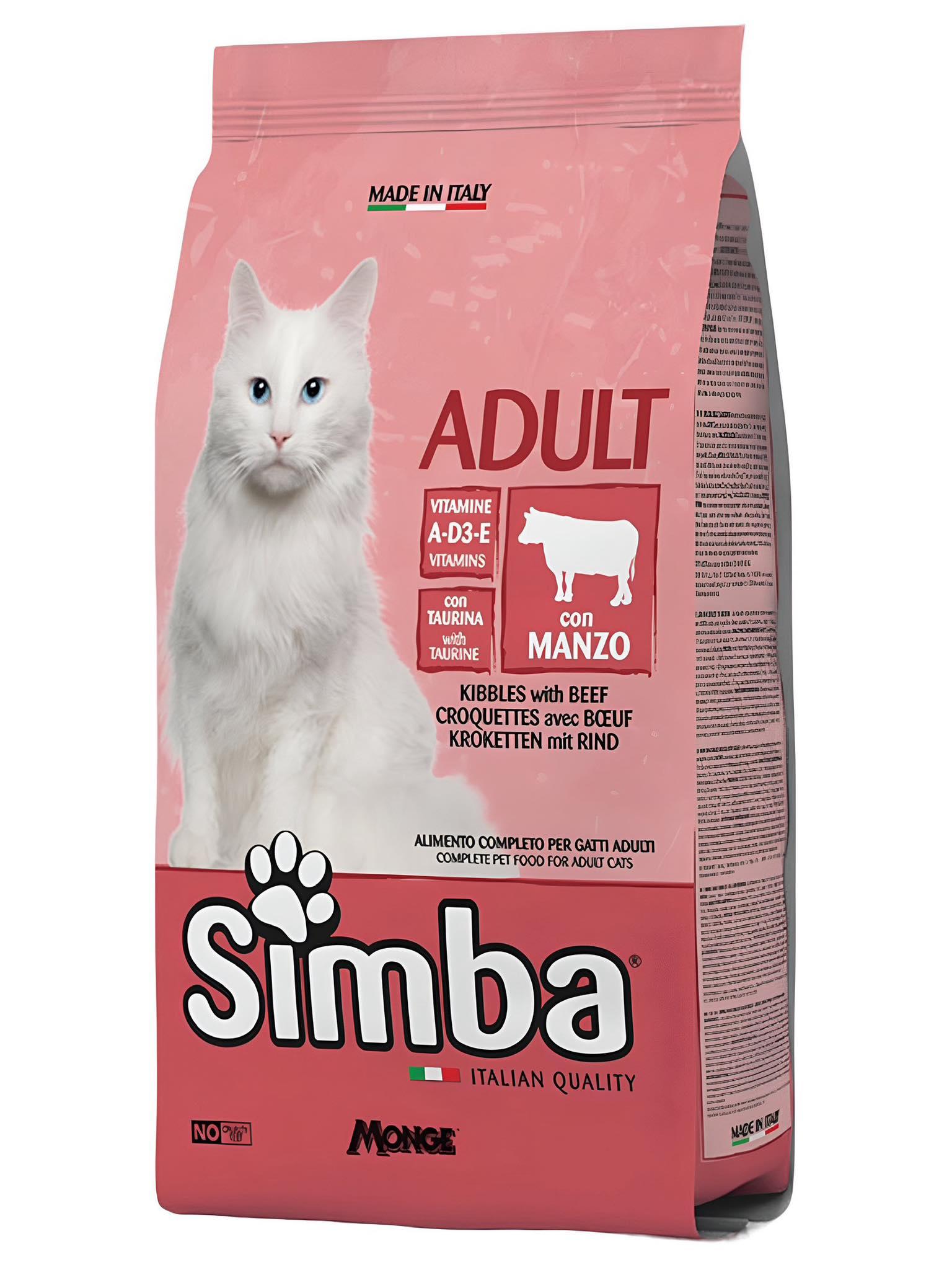 SIMBA Телешка храна за мачки 2кг