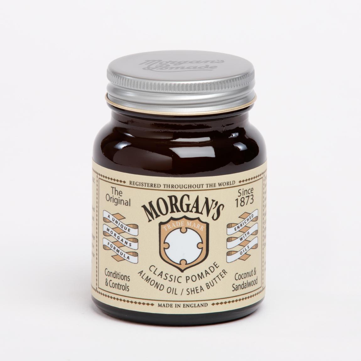 MORGAN'S POMADE Класична помада за коса со бадемово и ши масло 100 г.