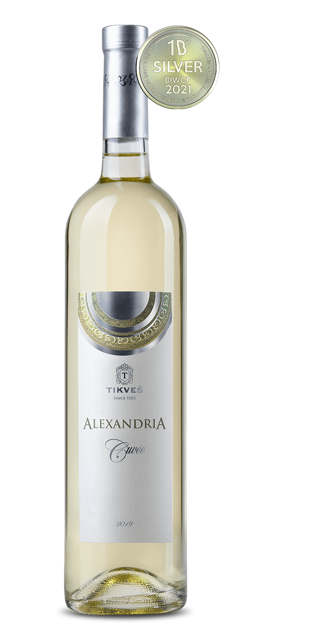 ТИКВЕШ Бело вино Александрија куве 0.75L