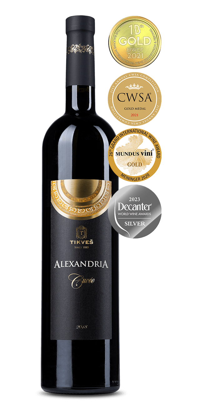 ТИКВЕШ Црвено вино Александрија Cuvée 0.75L