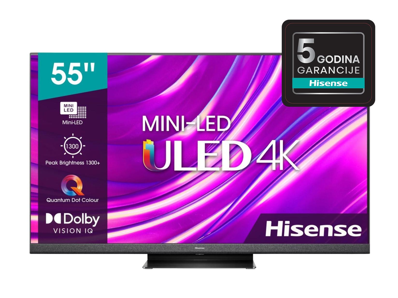 HISENSE Smart TV 55" 55U8HQ ULED 4K UHD