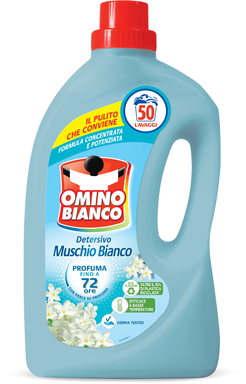 OMINO BIANCO Течен детергент за облека мошус 2000мл