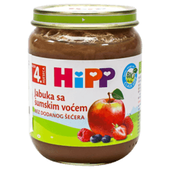 HIPP 4203/935-шумско овошје и јаболка каша 125 g