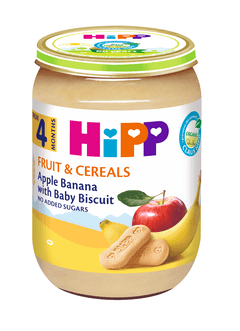 HIPP 4710 интегрални житарици банана кекси каша 190 g