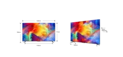 Slike TCL Телевизор  55P735, 55" (140cm) Android SMART Frameless 4K LED TV, UHD