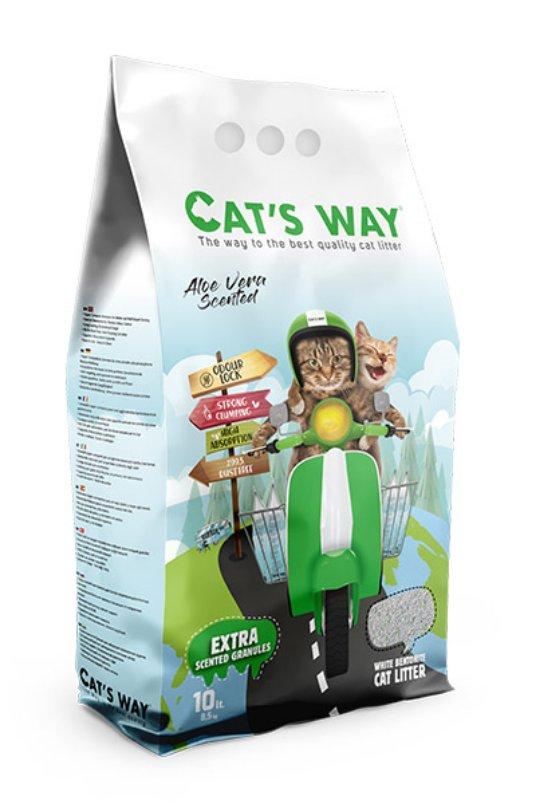 CATS WAY Посип за мачки, Алое вера, 10 л