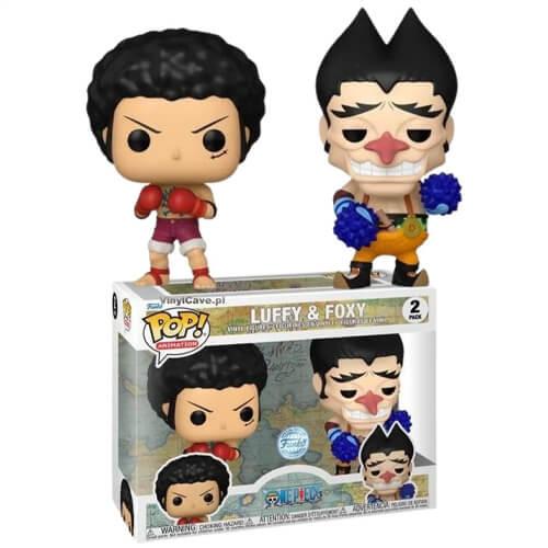Funko Pop! 2-Pack Animation One Piece - Monkey D. Luffy & Foxy (Special Edition) Фигура
