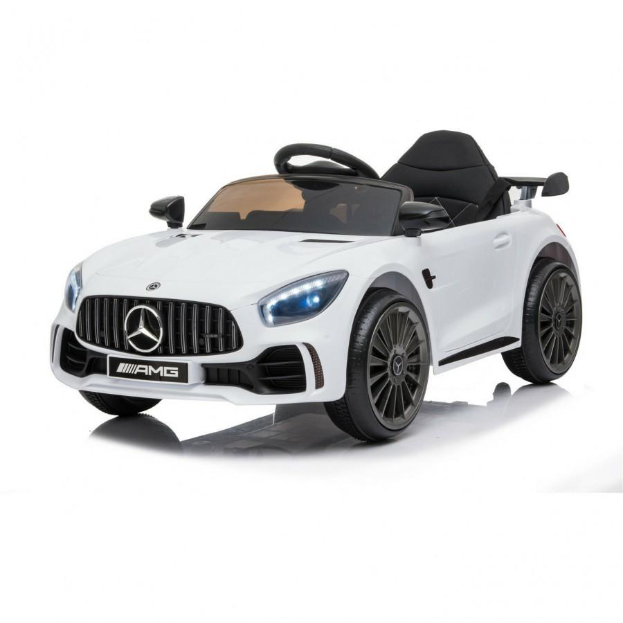 Mercedes Автомобил на акумулатор AMG C 63 S COUPE Бел 6V 4.5AH 98.5*55*41