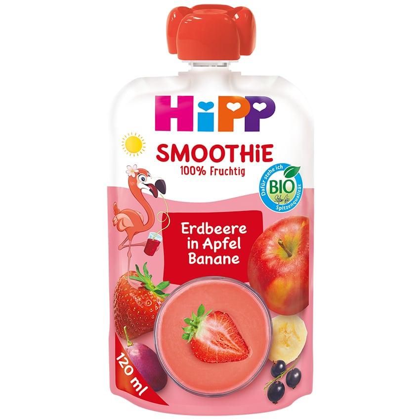 HIPP Смути кутија 84000 црвено овошје и јаболко 120G X6