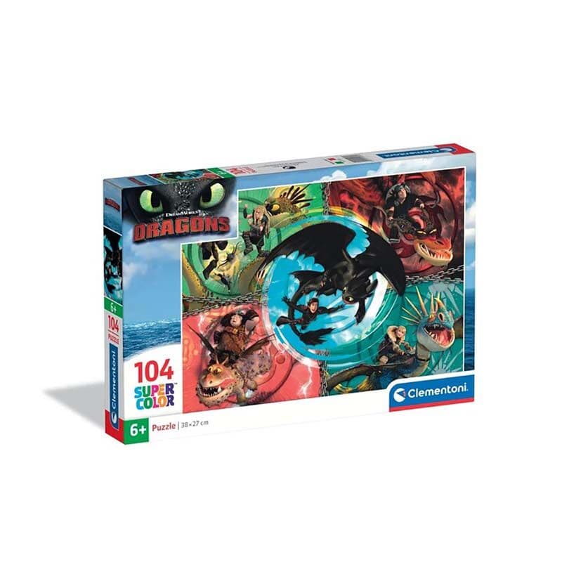 Clementoni puzzle za djecu Сложувалка Dragon Trainer 104 пар 6г